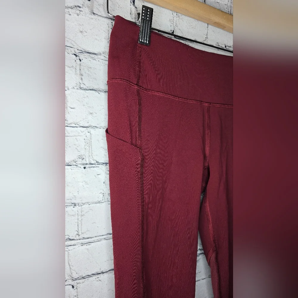Lululemon Pace Rival Crop Size 2‎ Dark Adobe